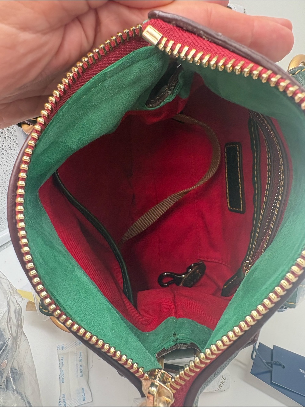 Dooney & Bourke Ivy Florentine Nano Satchel handbag New - Picture 11 of 12